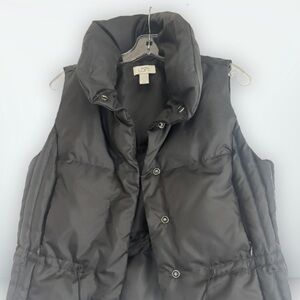 LOFT Women's Dark Gray Puffer Vest